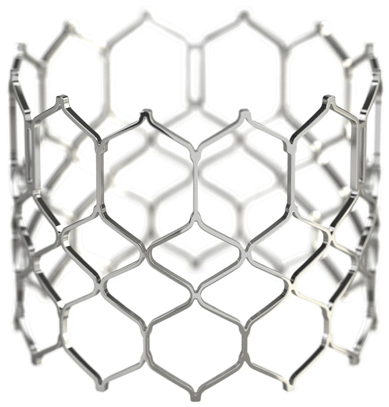 Close up of Edwards SAPIEN 3 Ultra enhanced geometric frame